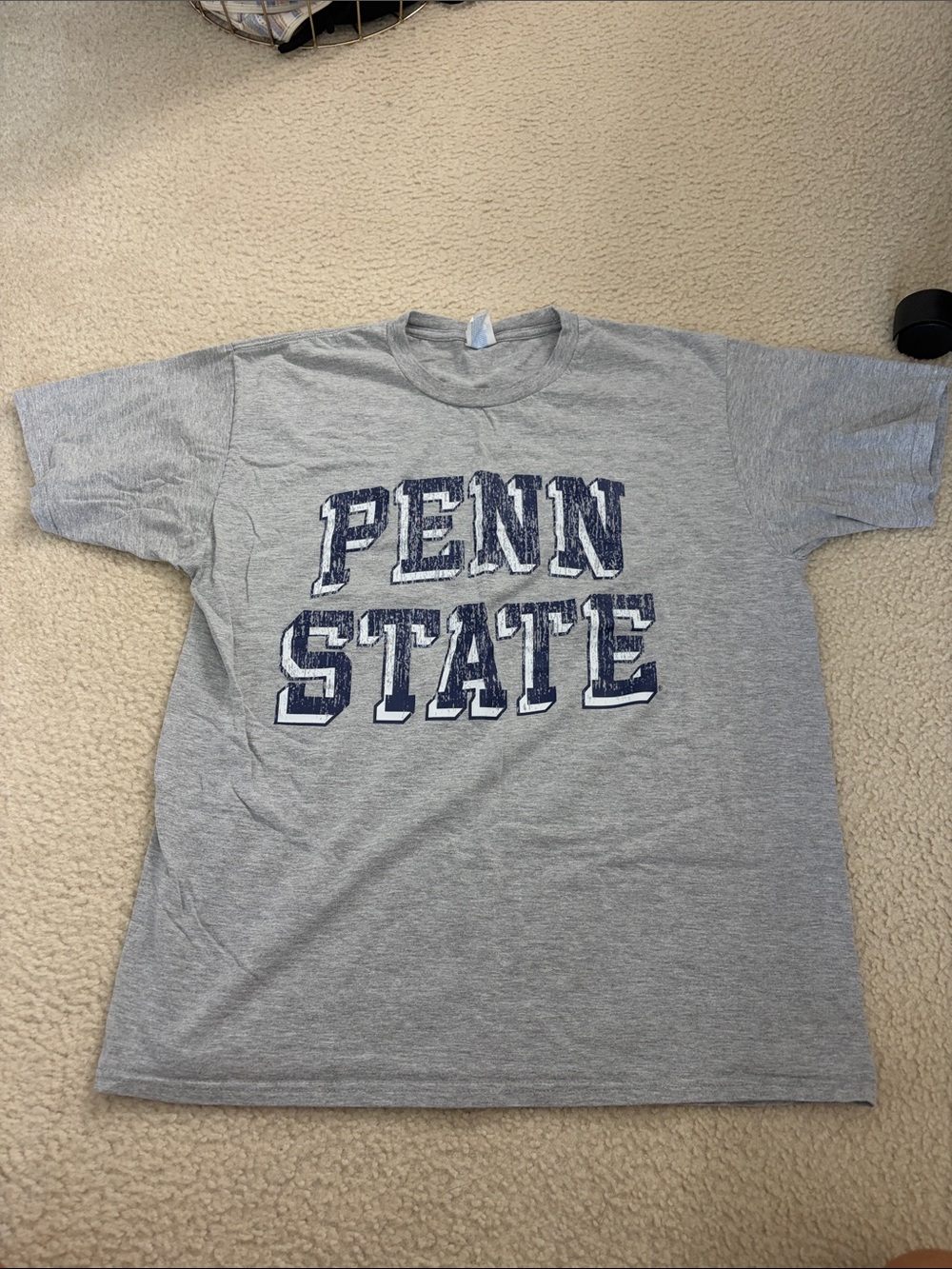 Penn State Grey Graphic Tee - Classic Collegiate Shirt